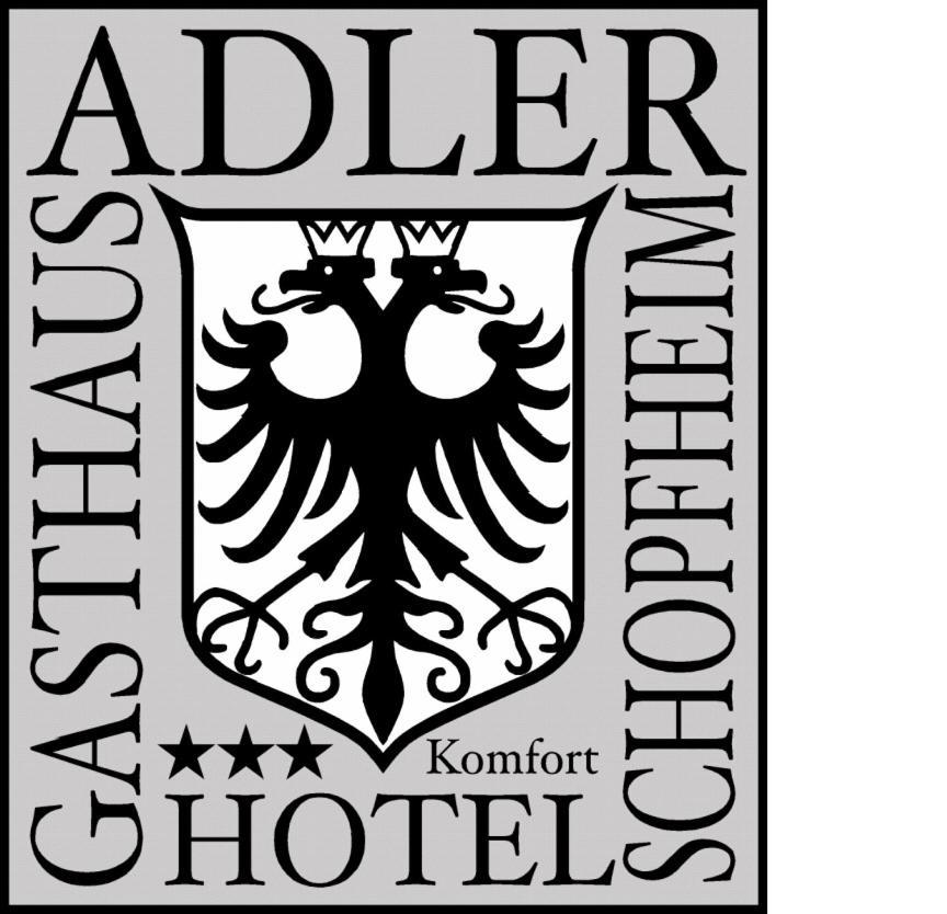 Hotel-Gasthaus Adler Шопфхайм Экстерьер фото